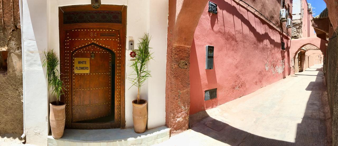 Riad White Flowers Marakeş Dış mekan fotoğraf